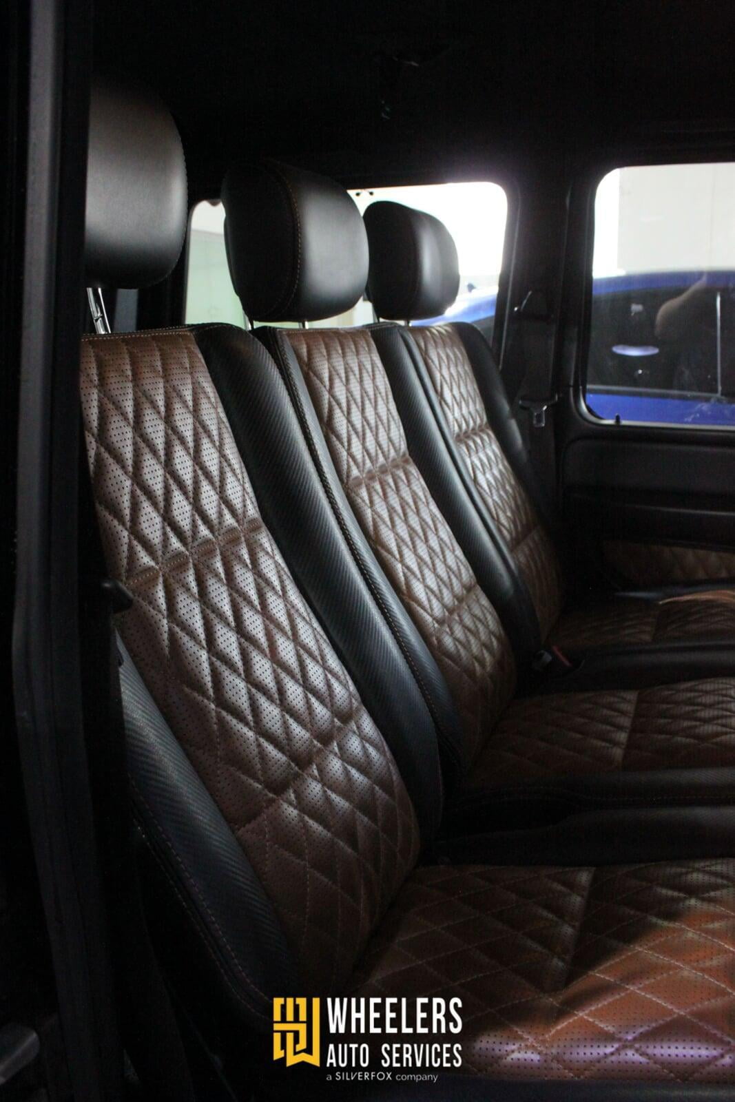 Interior detailing services provided by Wheelers