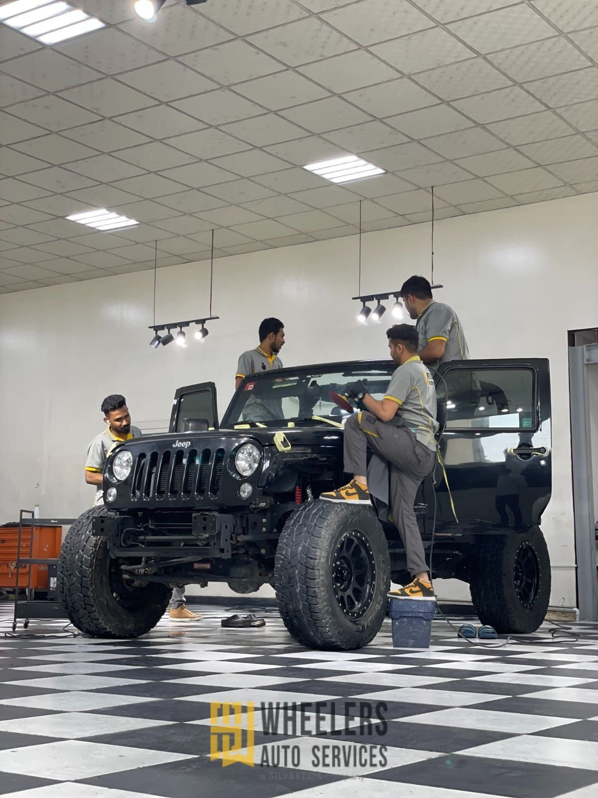 Our expert crew at work