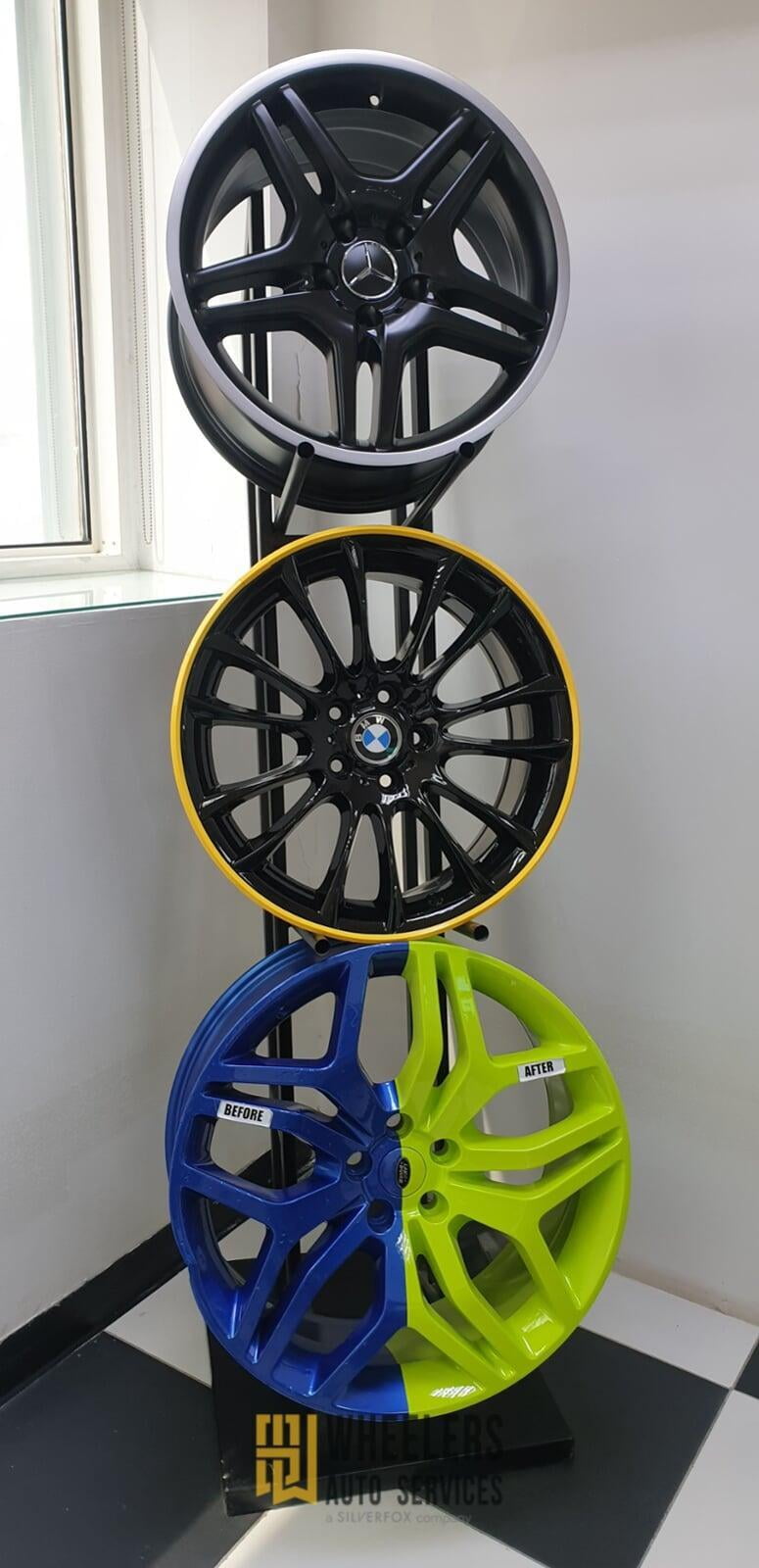 Wheel color change at Wheelers