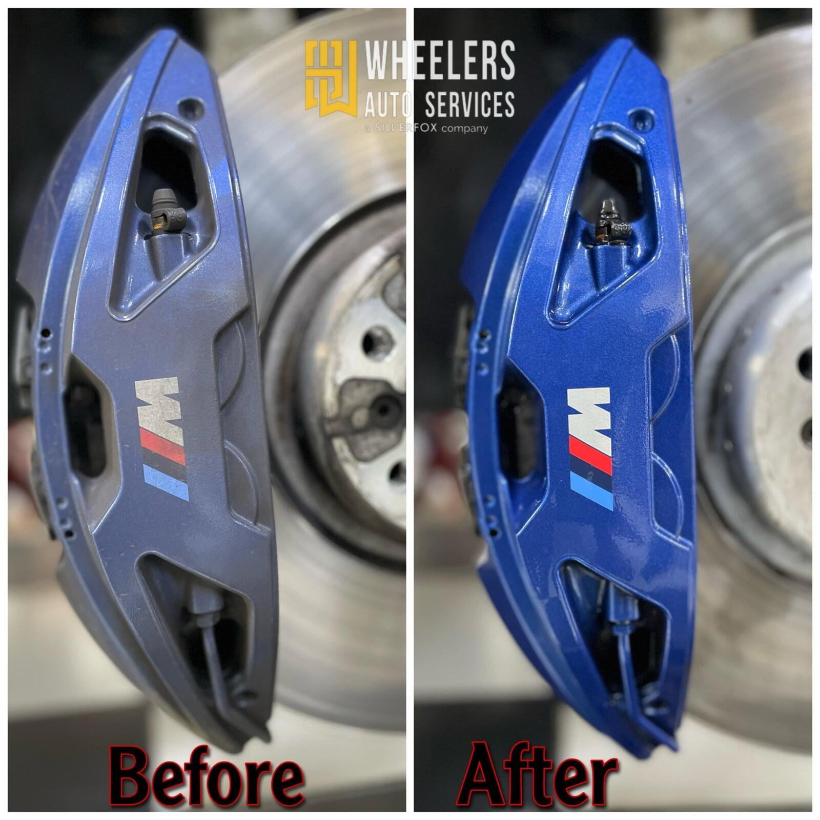 Before and After Services of the Brake Caliper